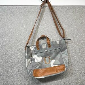 OS Thirty-One Soft Canvas Step Up Tote Camouflage